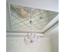 Зеркальное панно на потолок в классическом стиле