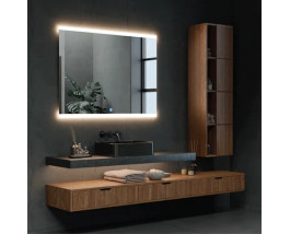 Зеркало в ванную с подсветкой Кора